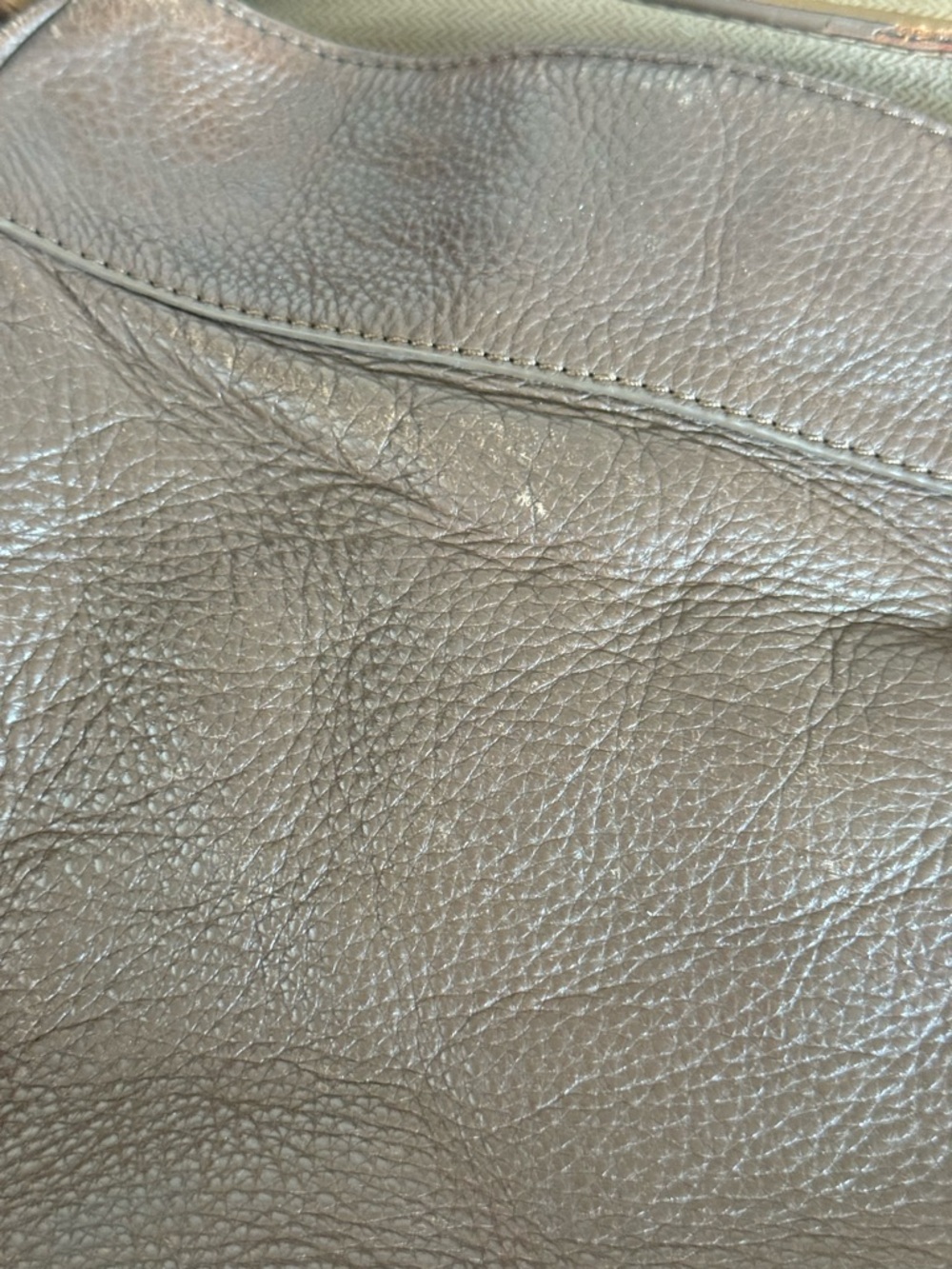 Tory Burch Brown Pebbled Leather Shoulder Bag - Picture 11 of 16